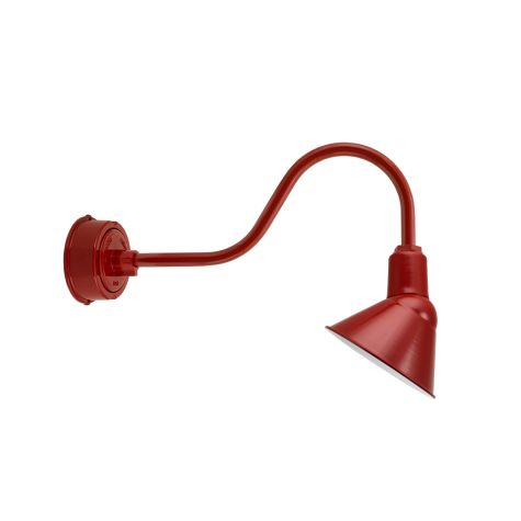 10" Fire Chief LED, 400-Barn Red, G22 Gooseneck Arm
