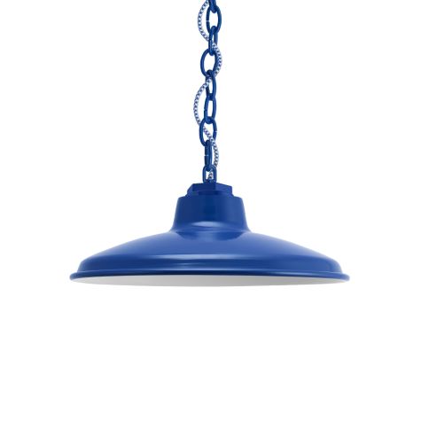12" Marathon LED, 700-Royal Blue, CSUW-Blue & White Cloth Cord