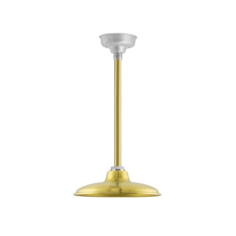 12" Marathon LED, 997-Natural Raw Brass