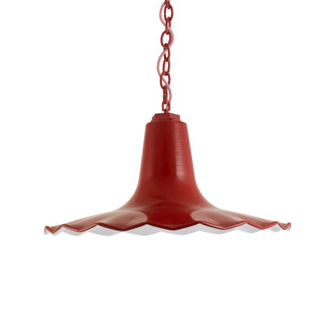 16" Seaside LED, 400-Barn Red, CRZ-Red Chevron Cord