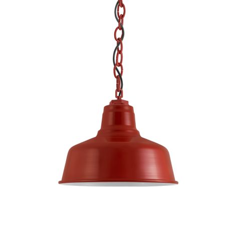 10" Esso LED, 400-Barn Red, SBK-Standard Black Cord