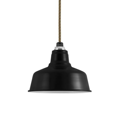 10" Esso LED, 100-Black, CSBG-Black & Gold Cloth Cord
