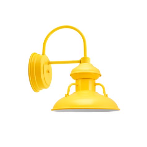 12" Laramie LED Sconce, 500-Buttery Yellow