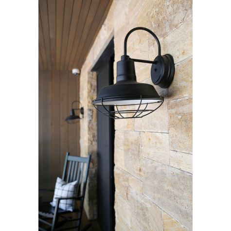 12” Shade, 105-Textured Black, 12” Wire Cage | Photo Courtesy of Kasey Dixon of Styled by Kasey @sbkliving