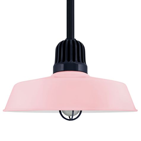 20" Scrimmage, 380-Blush Pink, Heat Sink in 705-Navy, Mounting in 705-Navy, CGG-Standard Cast Guard in 705-Navy, SMK-Smoke Crackle Glass