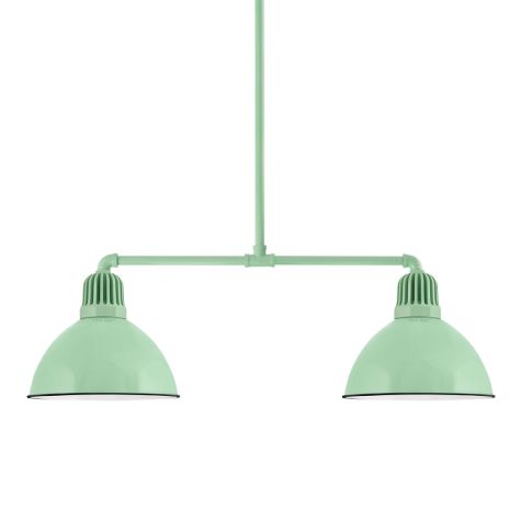 14" Kickoff, 355-Porcelain Jadite, Heat Sink in 355-Porcelain Jadite, 12" Arms & Mounting in 355-Porcelain Jadite
