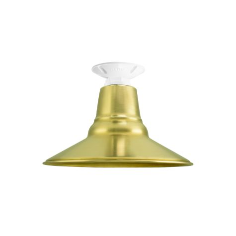 12" Aero, 997-Natural Raw Brass, Mounting in 200-White