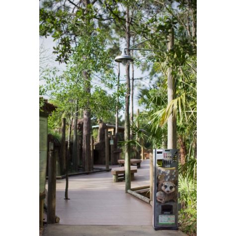 16” Union Gooseneck Light, 975-Galvanized, G36 Gooseneck Arm | Photo Courtesy of Brevard Zoo