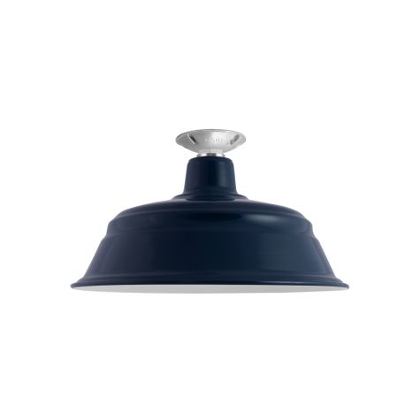 17" Bomber, 705-Navy, Mounting in 975-Galvanized