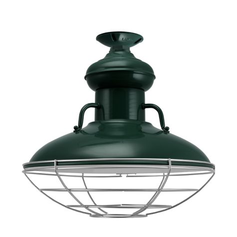 16" Laramie, 300-Dark Green, Wire Cage, 975-Galvanized