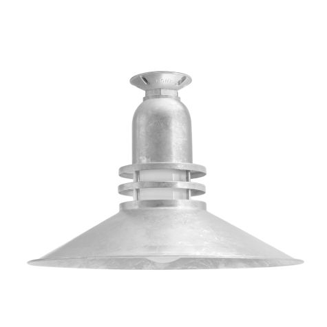 16" Cherokee, 975-Galvanized, FST-Frosted Glass