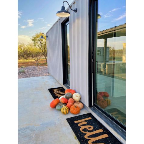 14” Union, 805-Charcoal Granite, G26 Gooseneck Arm  | Photo Courtesy of Customer