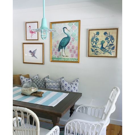 16” Seaside, 370-Mint, TGG-Heavy Duty Cast Guard, Ribbed Glass | Photo Courtesy of Emily Coleman