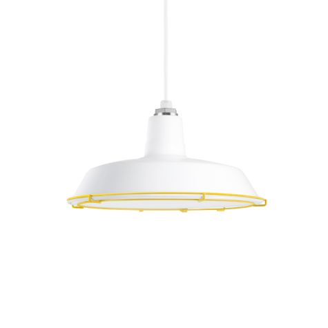 16" The Original™, 200-White, Acrylic Diffuser, 500-Buttery Yellow, Standard White Cord