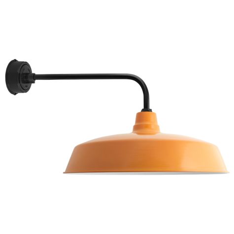 28" The Original™ LED Gooseneck, 495-Sherbet Orange, G8 Gooseneck Arm, 100-Black