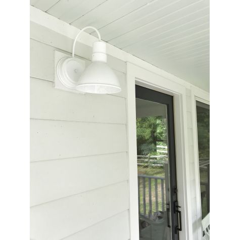 8" Bantam Wilcox Wall Sconce, 200-White | Photo Courtesy of Homeowner