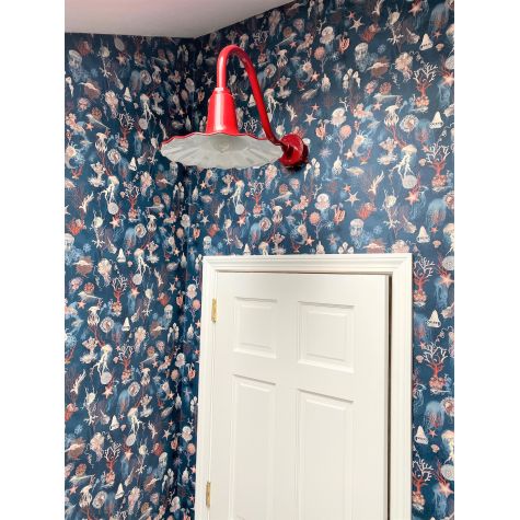14" Seaside, 400-Barn Red, G15 Gooseneck Arm | Photo Courtesy of Homeowner
