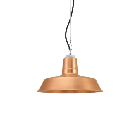 14" The Original™ Studio Light, 995-Natural Raw Copper, CSB-Black Cloth Cord