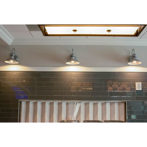 12" Laramie Sconce, 975-Galvanized
