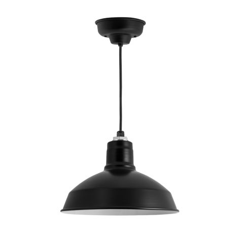 14" Dino LED, 100-Black, CSB-Black Cloth Cord
