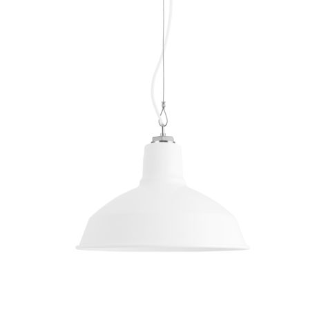 14" Dino Studio Light, 200-White, CSB-Black Cloth Cord