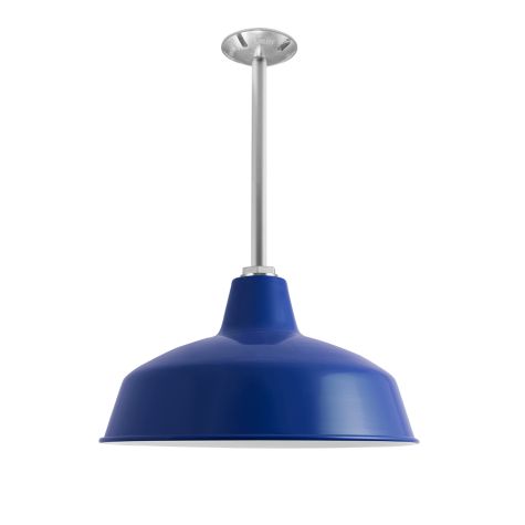 16" Avalon, 700-Royal Blue, Mounting in 980-Brushed Aluminum