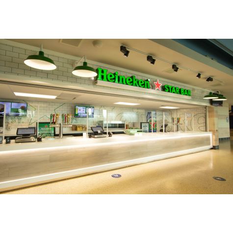 24" The Original™ LED, Custom Green Finish, G6 Gooseneck Arm, 200-White, Decorative Backing Plate Cover