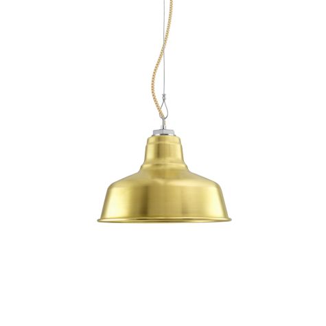 10" Esso, 997-Natural Raw Brass, CSGW-Gold & White Cloth Cord