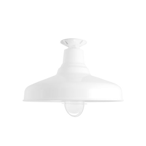 16" Union Nautical LED, 200-White, WGG-Wire Guard, FST-Frosted Glass