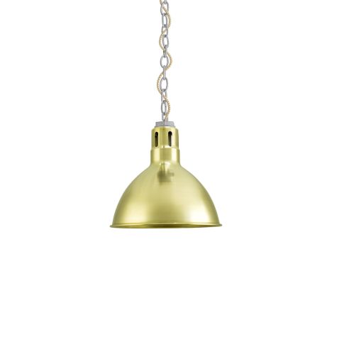 10" Wilcox Vented, 997-Natural Raw Brass, Narrow Slot Vents, Mounting in 975-Galvanized, CSGW-Gold & White Cloth Cord
