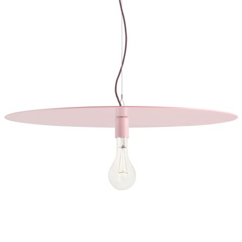 Ellington 30" Pendant, 480-Blush Pink, CSBP-Black & Pink Cloth Cord