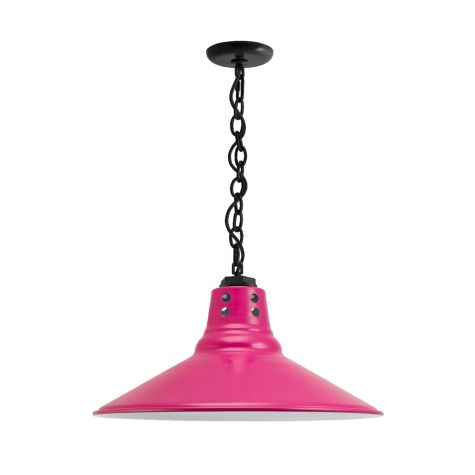 16" Aero Vented, 490-Magenta, Circle Vents, Mounting in 100-Black, SBK-Standard Black Cord