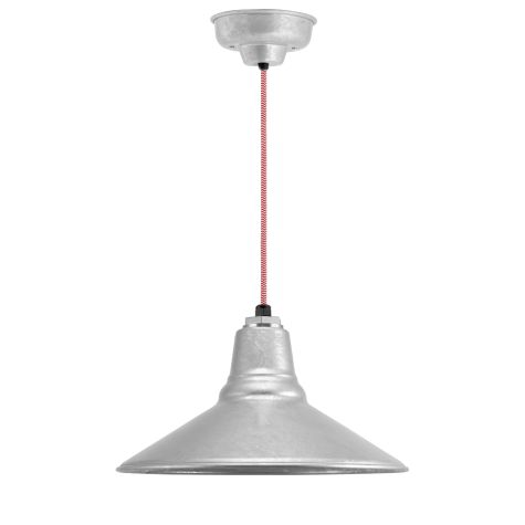 16" Aero LED, 975-Galvanized, CRZ-Red Chevron Cord