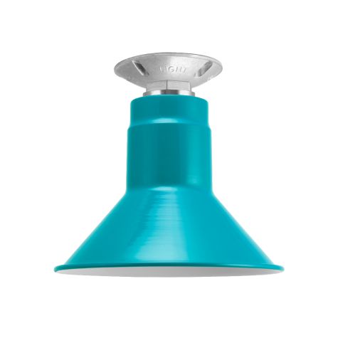 Canal Flush Mount, 390-Teal, Mounting in 975-Galvanized