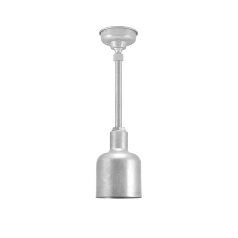 Chateau Stem Mount, 975-Galvanized, Hang Straight Canopy