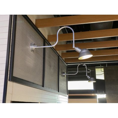 8" Emblem LED, 975-Galvanized, Swivel Knuckle | Located in the Austin, TX Airport