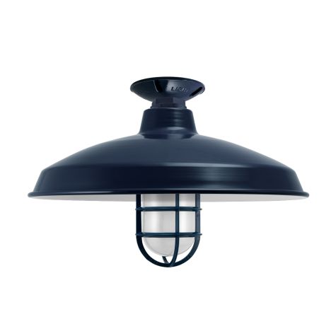 16" Marathon Nautical LED, 705-Navy, CGG-Standard Cast Guard, FST-Frosted Glass