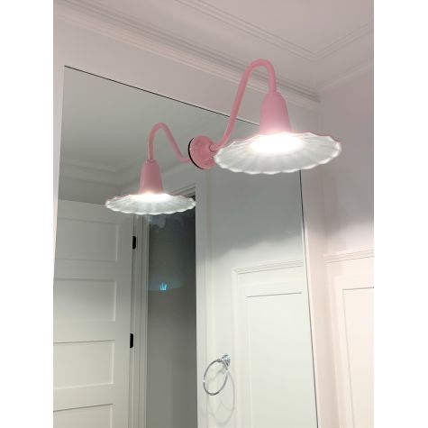 14" Seaside, 480-Blush Pink, G26 Arm | Photo Courtesy of Homeowner