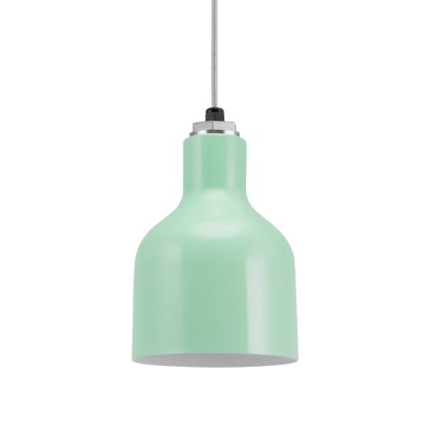 Tuscany Pendant Light, 311-Jadite, CMG-Grey Cloth Cord