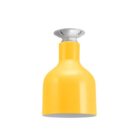 Tuscany Flush Mount, 500-Buttery Yellow, Mounting in 975-Galvanized