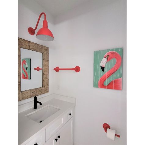 10" Wilcox, 470-Watermelon, G26 Arm | Photo Courtesy of Homeowner