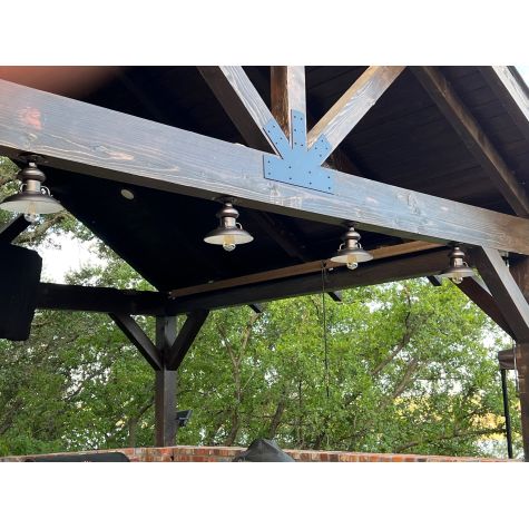 Laramie Flush Mount, 615-Oil Rubbed Bronze | Photo Courtesy of Homeowner