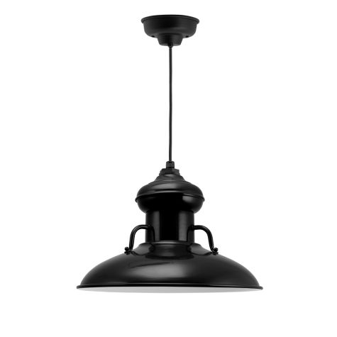 16" Laramie LED, 100-Black, CSB-Black Cloth Cord