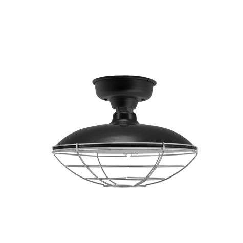 14" Sinclair LED, 100-Black, Wire Cage, 975-Galvanized
