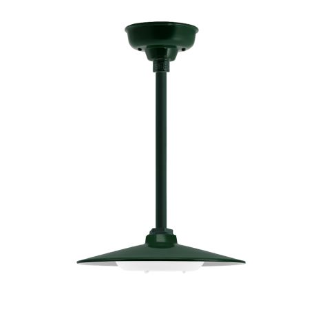 12" Conoco LED, 300-Dark Green, Flat Lens