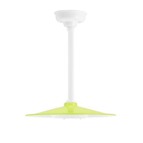 15" Conoco LED, 390-Chartreuse, Mounting in 200-White, Flat Lens