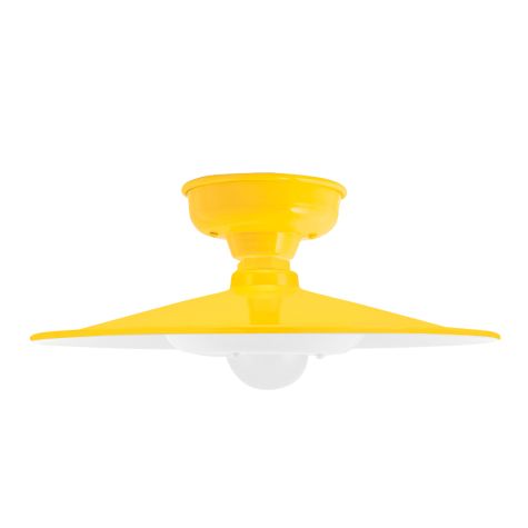 15" Conoco LED, 500-Buttery Yellow, Domed Lens