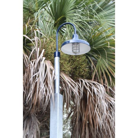 16" Union, 705-Navy, Standard Cast Guard, 975-Galvanized, Clear Glass | Photo Courtesy of Coastal Heritage Society