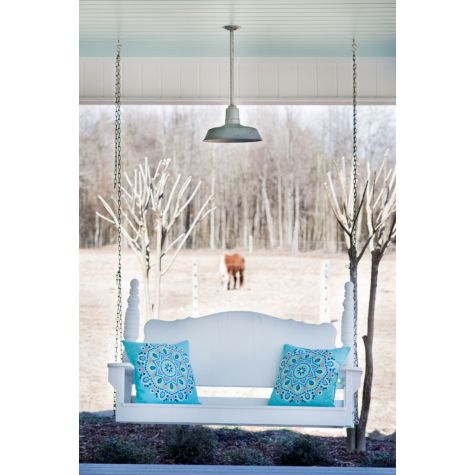 14" The Original™, 975-Galvanized, 18" Stem | Photo Courtesy of Our Feathered Farmhouse and Christy Stalnaker Photography