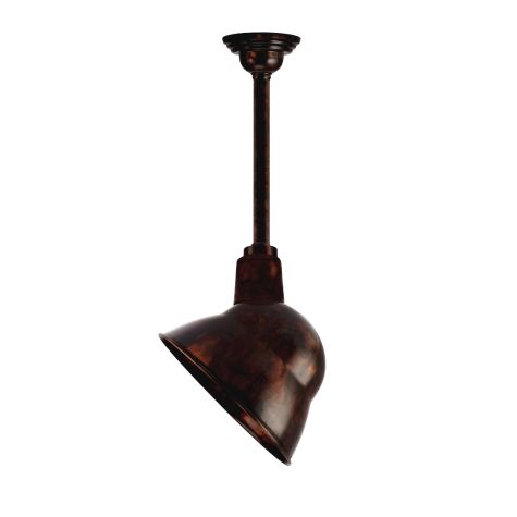 12" Emblem, 999-Natural Oil-Rubbed Copper, Decorative Canopy & Hex Cover
